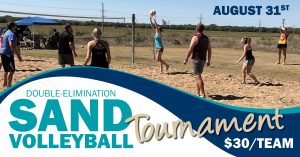 Sand Volley Ball Tournament at Labor Day Celebration, Logan, KS