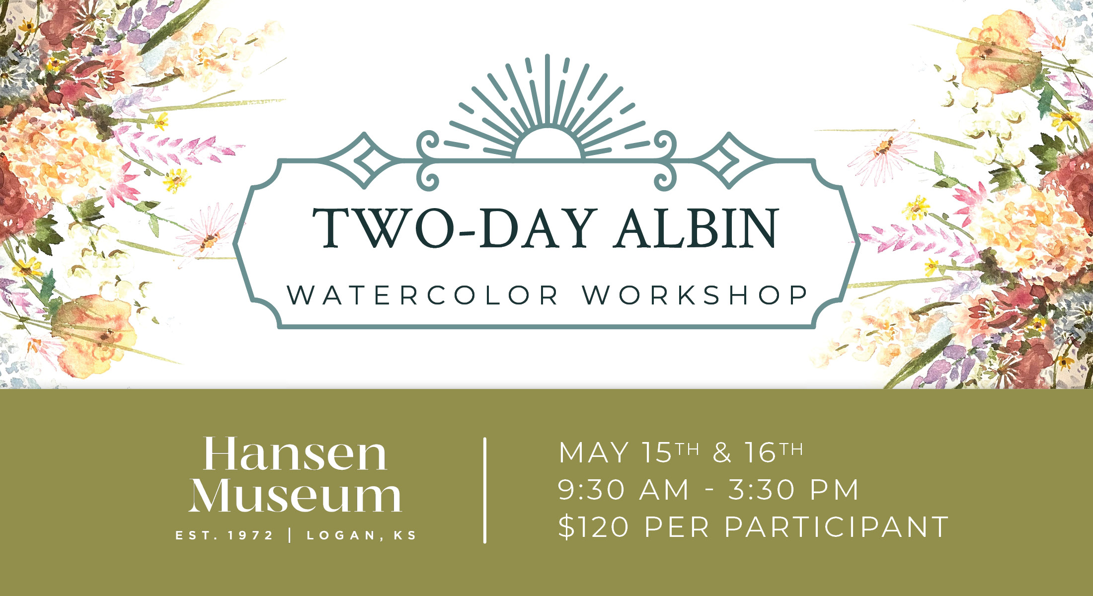 Two-Day Albin Watercolor Workshop - May 15 & 16