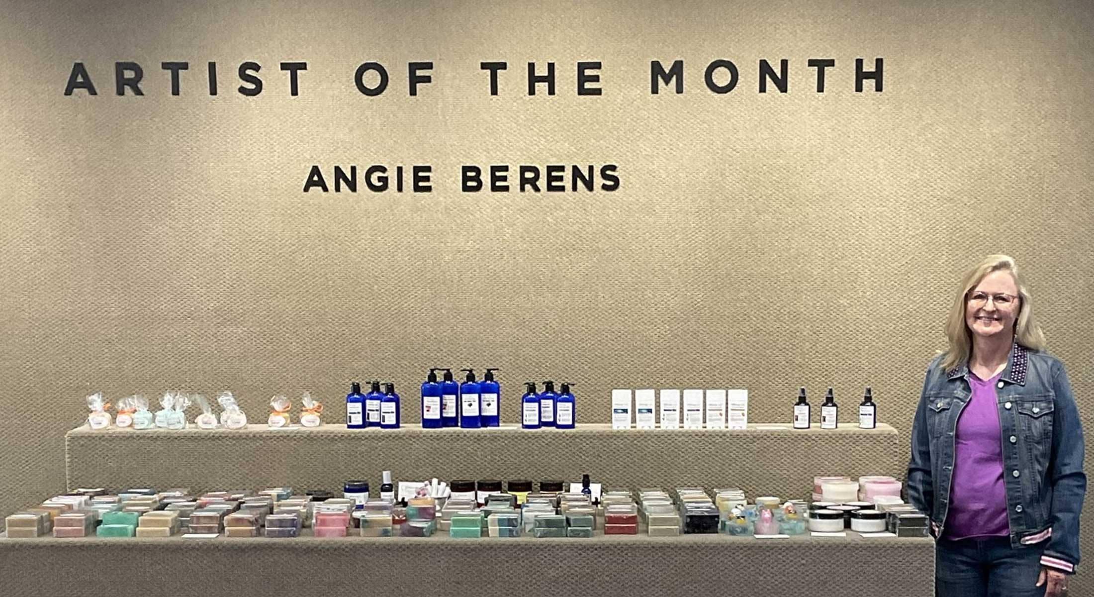 Angie Berens May Artist of Month Bath and Body Products Angie Berens May Artist of Month Bath and Body Products