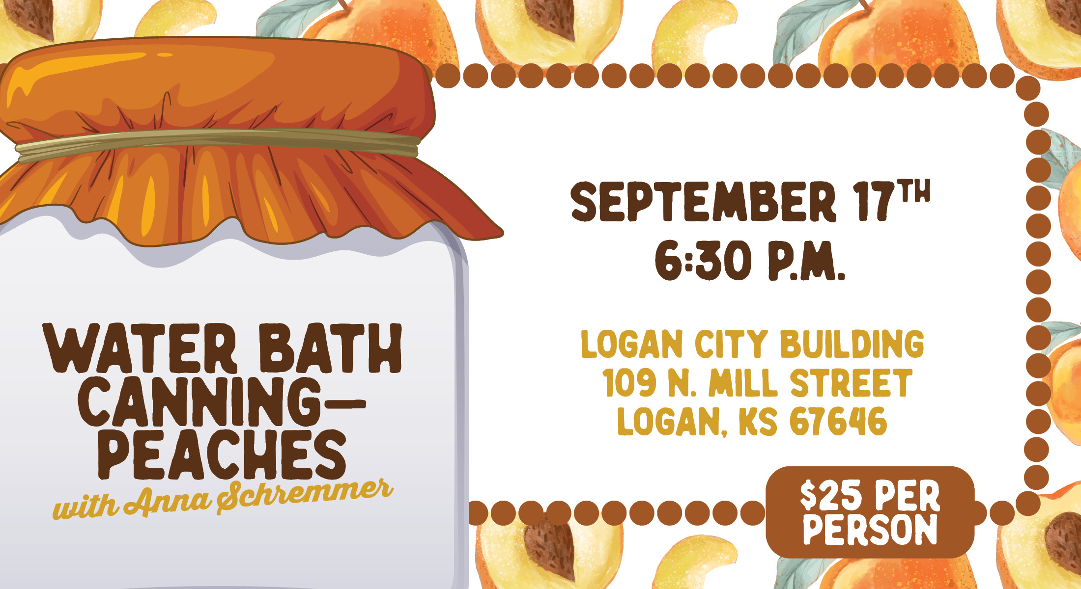 Water Bath Canning-Peaches