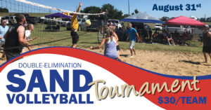 Sand Volleyball Tournament Graphic Sand Volleyball Tournament Graphic