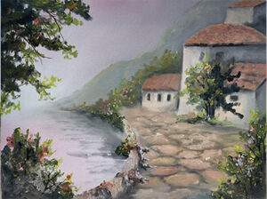 English Village, Sunday's Magic of Painting Class Painting