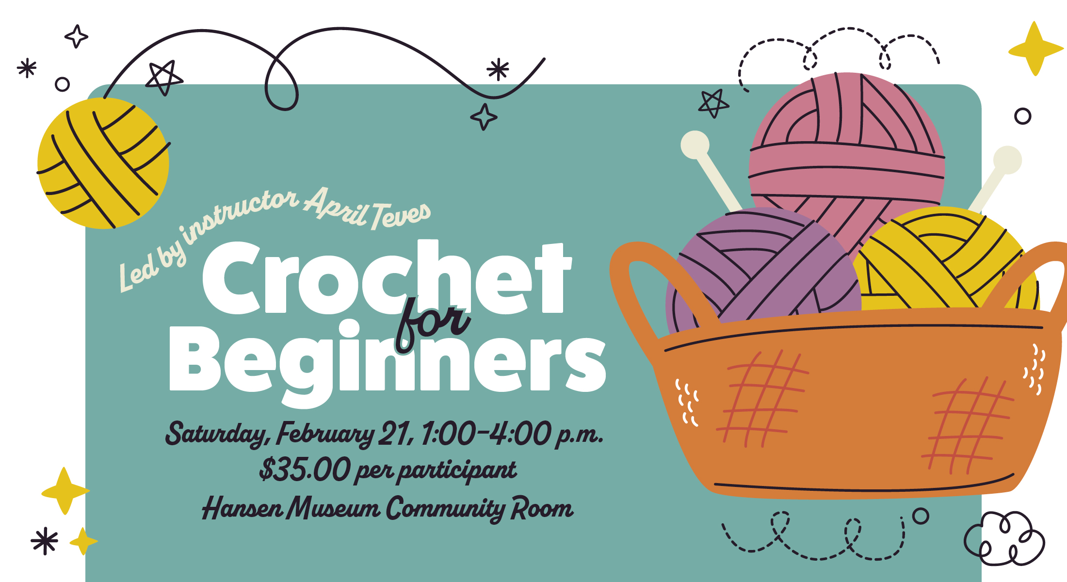Crochet for Beginners Class Graphic