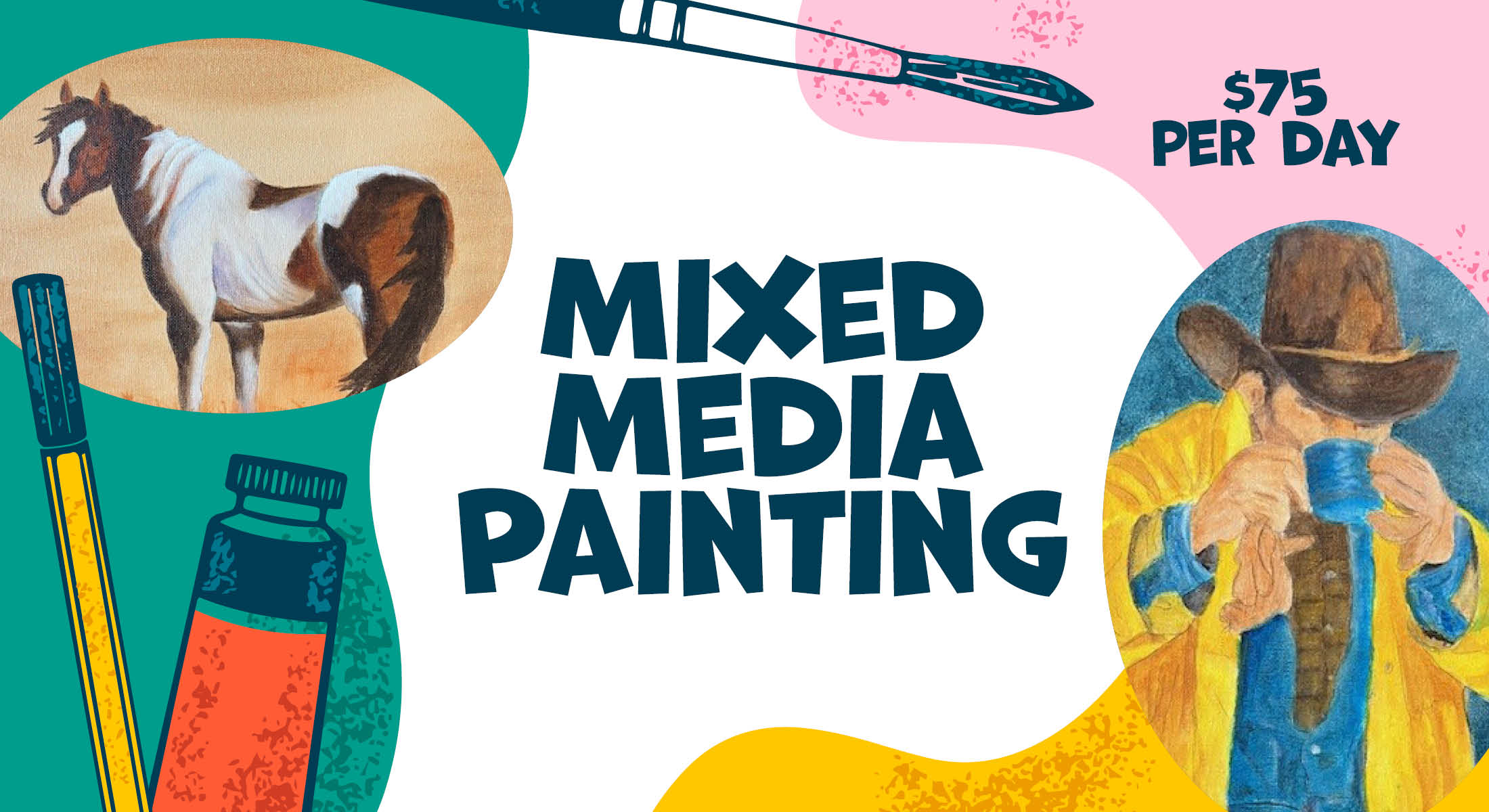 Mixed Media Painting Class - Feb/Mar