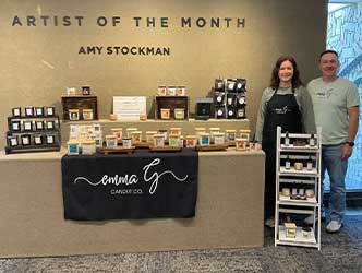 Amy Stockman - Artist of the Month Display - April